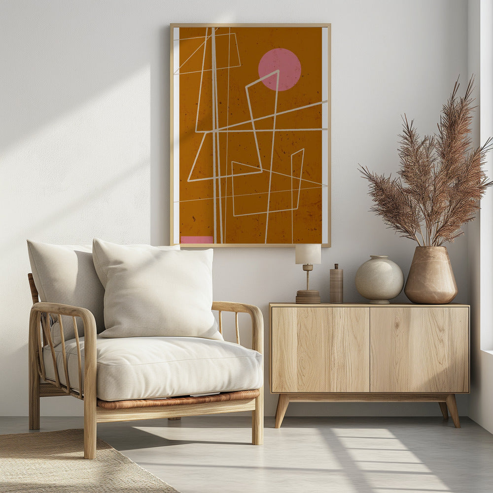 Angular Lines no 10 Poster